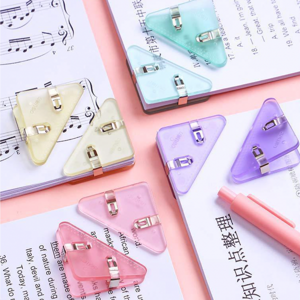 Color Pop Corner Paper Clips