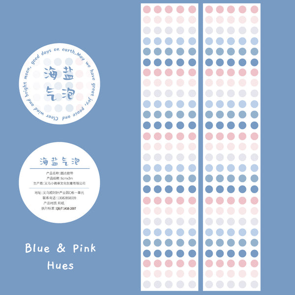 Colorful Dots Washi Sticker Roll