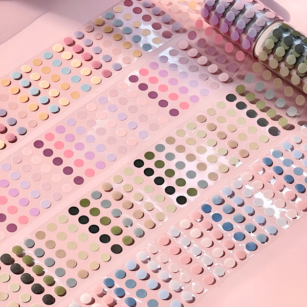 Colorful Dots Washi Sticker Roll