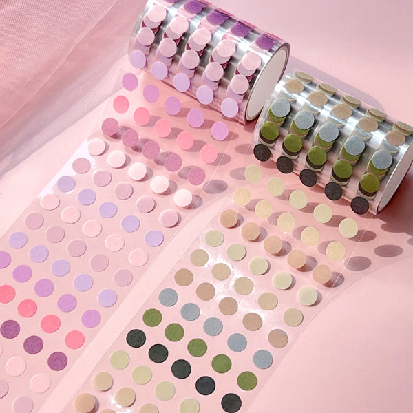 Colorful Dots Washi Sticker Roll