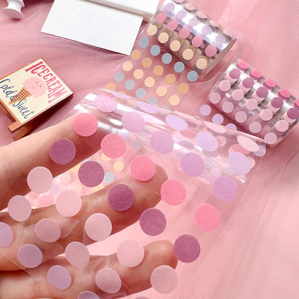 Colorful Dots Washi Sticker Roll