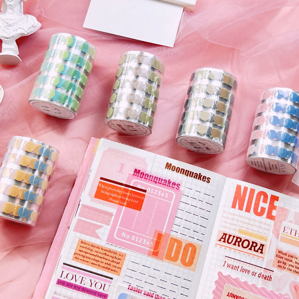 Colorful Dots Washi Sticker Roll