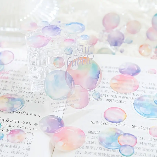 Colorful Soap Bubbles Stickers