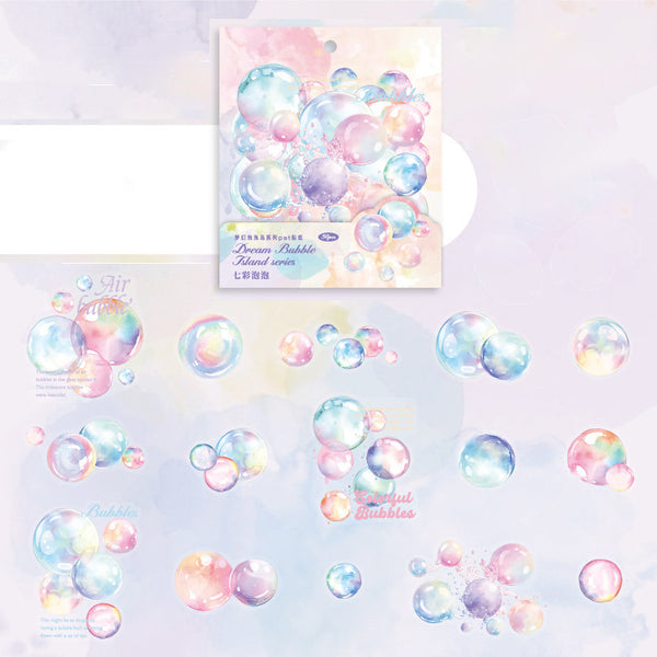 Colorful Soap Bubbles Stickers