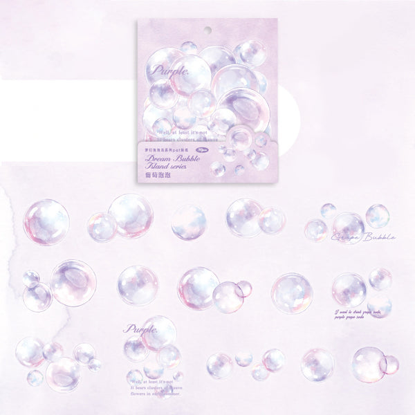 Colorful Soap Bubbles Stickers