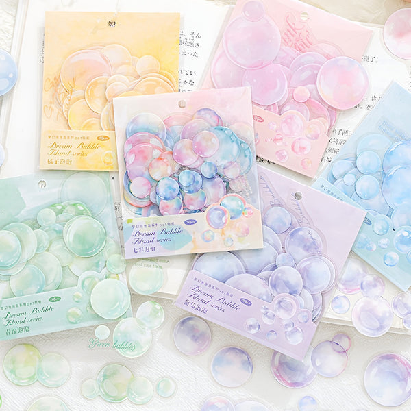 Colorful Soap Bubbles Stickers
