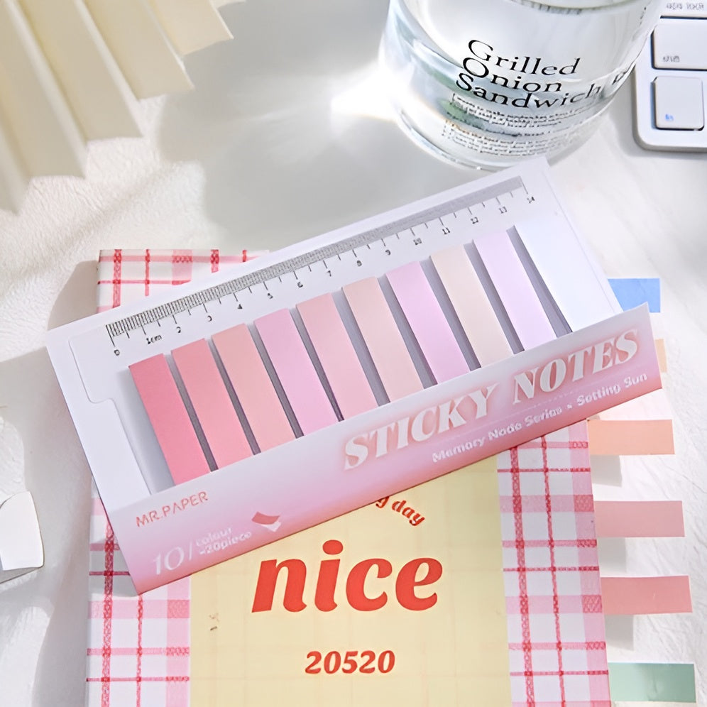 Colorful Tabs Insertable Sticky Notes | Kawaii Pen Shop