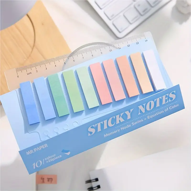 Colorful Tabs Insertable Sticky Notes | Kawaii Pen Shop