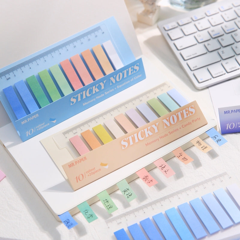 Colorful Tabs Insertable Sticky Notes | Kawaii Pen Shop