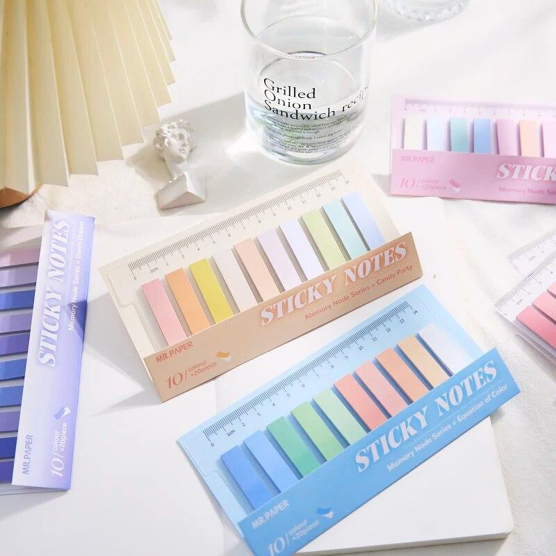 Colorful Tabs Insertable Sticky Notes | Kawaii Pen Shop