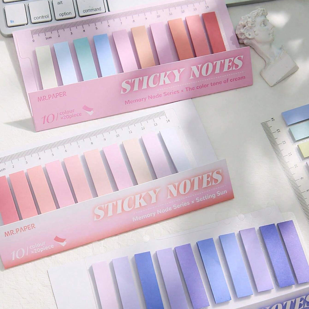 Colorful Tabs Insertable Sticky Notes | Kawaii Pen Shop
