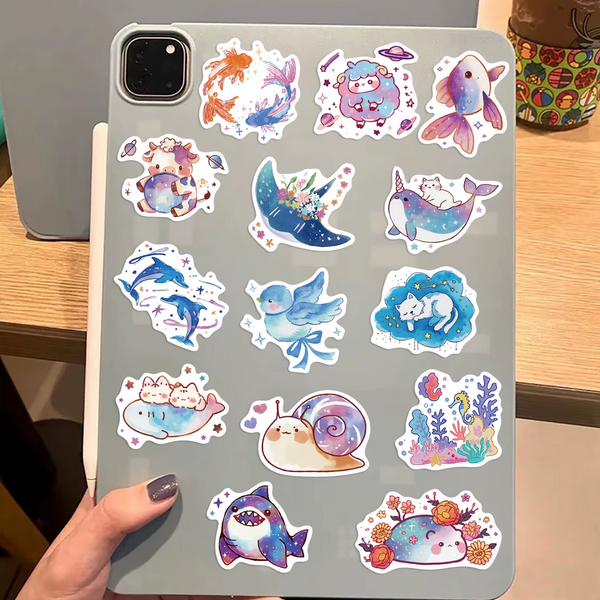 Cute Animal Stickers - Galaxies Far Away