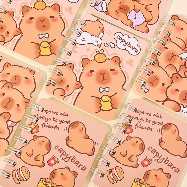 Cute Capybara Mini Notepad | Kawaii Pen Shop