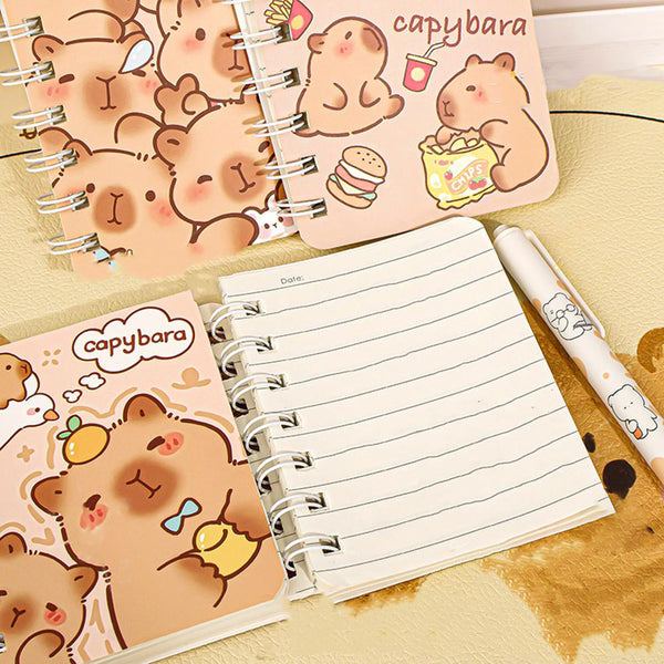 Cute Capybara Mini Notepad