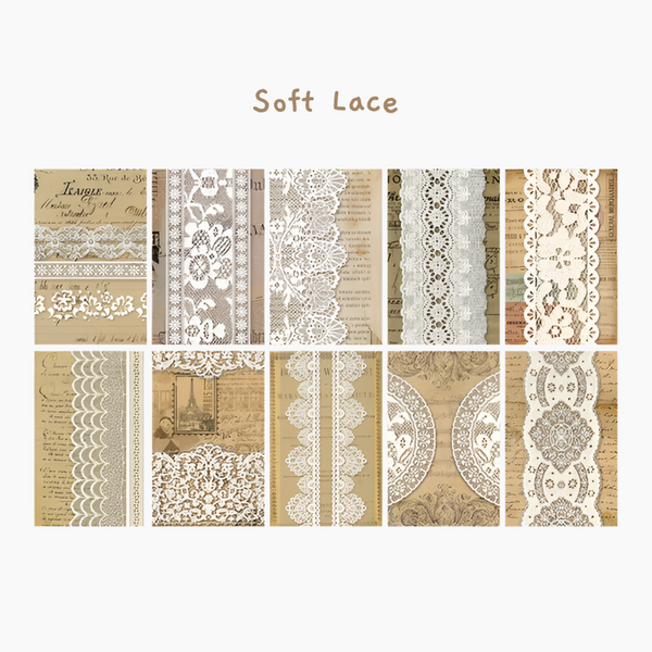 Delicate Lace Kraft Paper