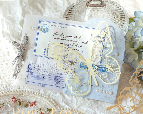 Die-Cut Butterflies Decorative Paper Set