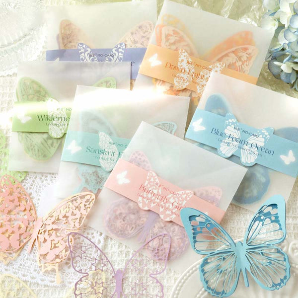 Die-Cut Butterflies Decorative Paper Set