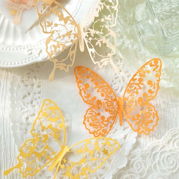 Die-Cut Butterflies Decorative Paper Set