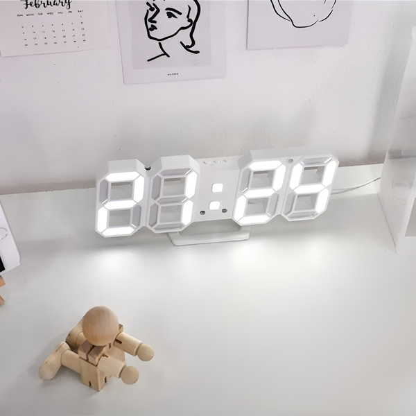 Digital LED Wall & Desk Alarm Clock