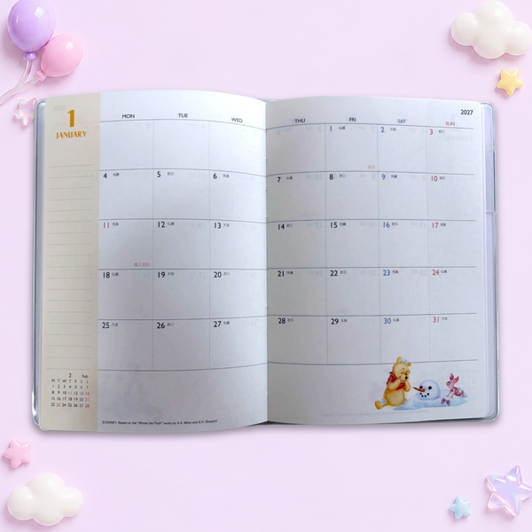 Winnie The Pooh 2027 Schedule Book - Flying