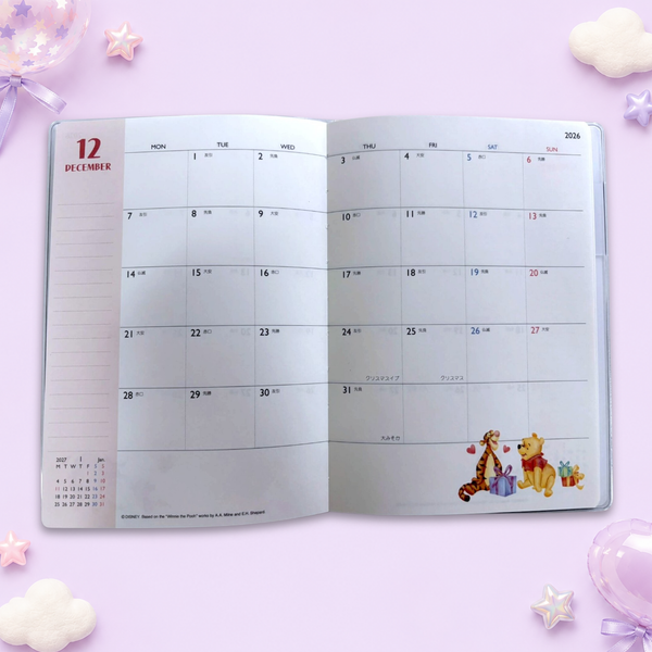Winnie The Pooh 2027 Schedule Book - Flying