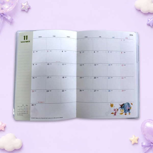 Winnie The Pooh 2027 Schedule Book - Flying