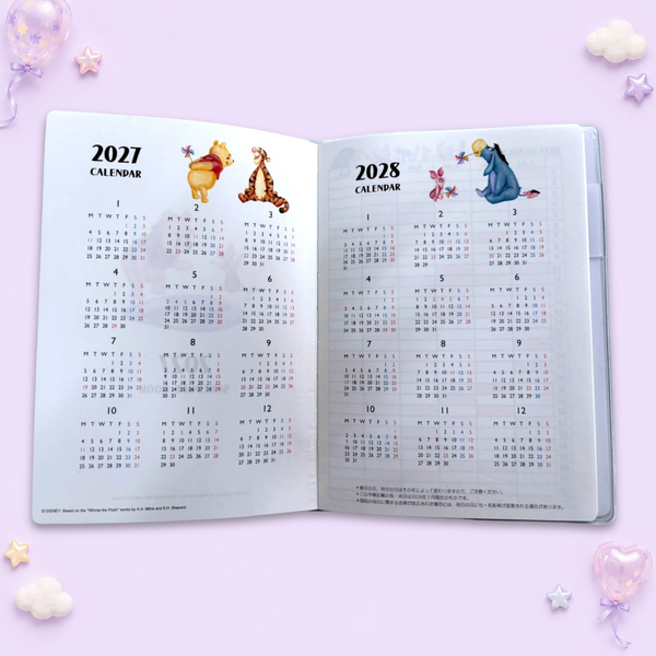 Winnie The Pooh 2027 Schedule Book - Flying