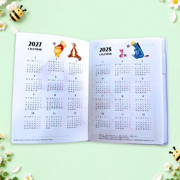 Winnie The Pooh 2027 Schedule Book - Friends