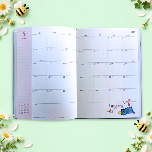 Winnie The Pooh 2027 Schedule Book - Friends