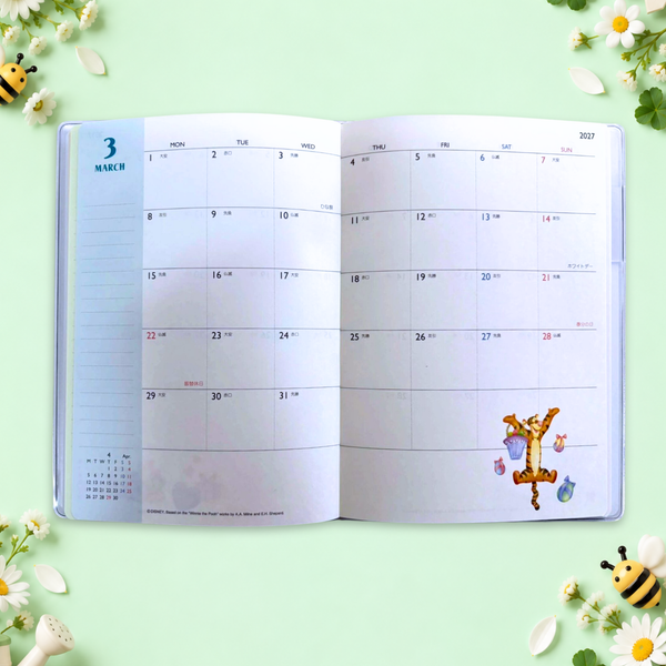 Winnie The Pooh 2027 Schedule Book - Friends