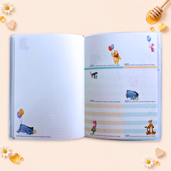 Winnie The Pooh 2027 Schedule Book - Hearts