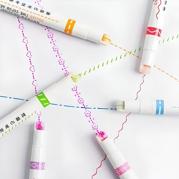 Dual Line 2-Way Markers - Set of 8