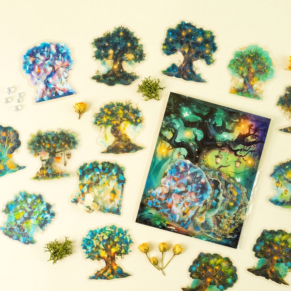 Enchanted Forest Holo Stickers