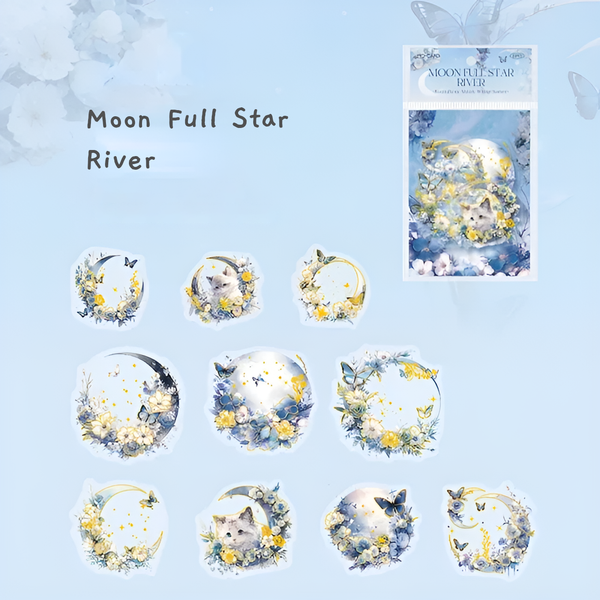 Enchanted Moon Holographic Stickers