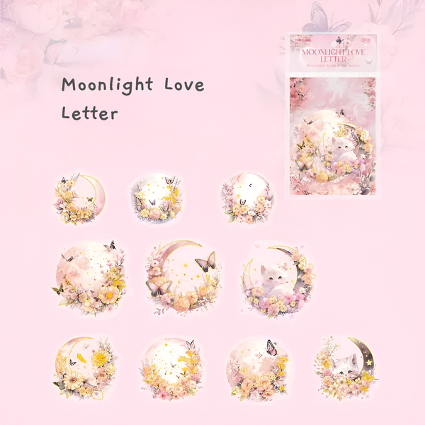 Enchanted Moon Holographic Stickers