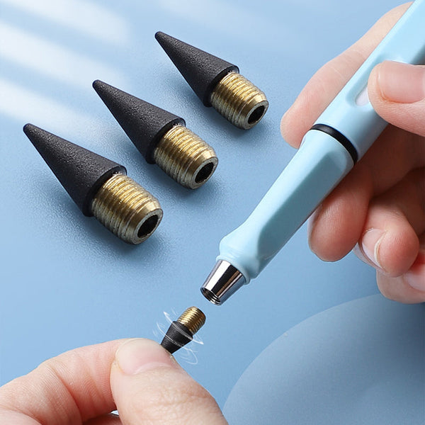 Eternal Pencil Portable Eternal Pencils Eternal Infinity Metal Pencil with Eraser Inkless Reusable Pencil for Writing NO - Grinding Unlimited Writing Magic Pencil For School, Home Eternal Pencil Portable Eternal Pencils Eternal Infinity Metal Pencil with Eraser Inkless Reusable Pencil for Writing NO - Grinding Unlimited Writing Magic Pencil For School, Home