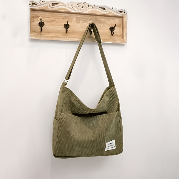 Everyday Corduroy Shoulder Tote