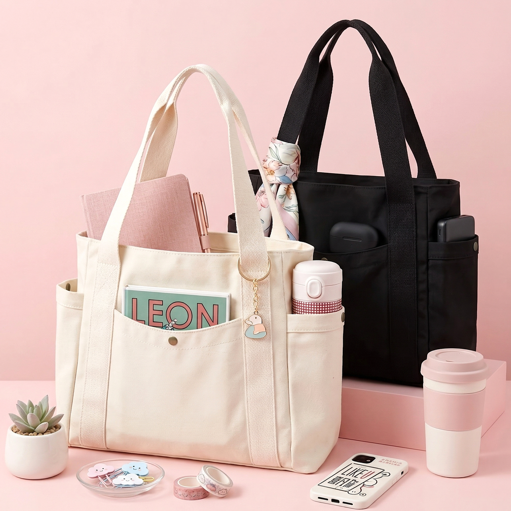 Everyday Essentials Multi-Pocket Tote