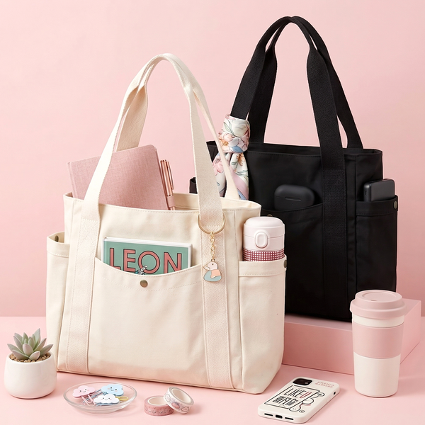 Everyday Essentials Multi-Pocket Tote