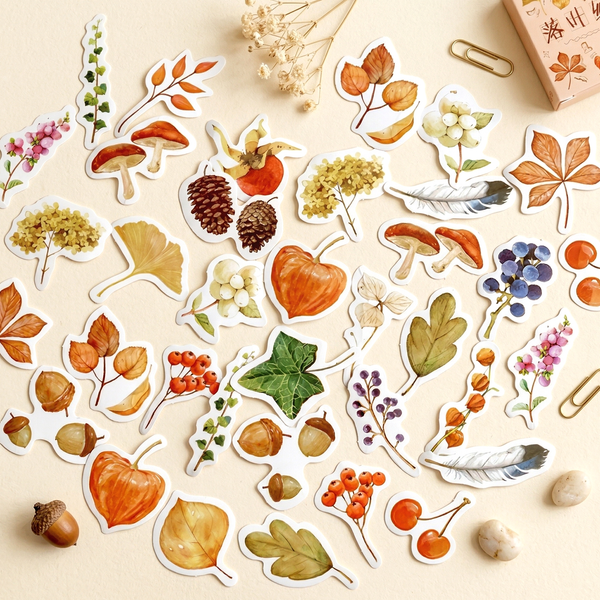 Forest Plants Paper Stickers