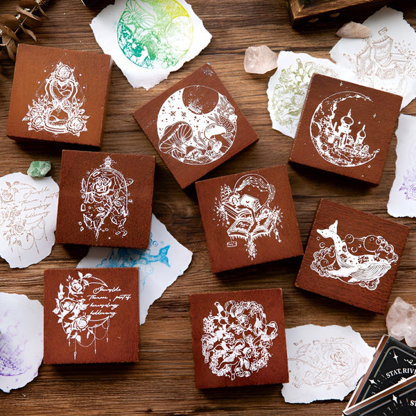Magical Nature Wooden Stamps - Large