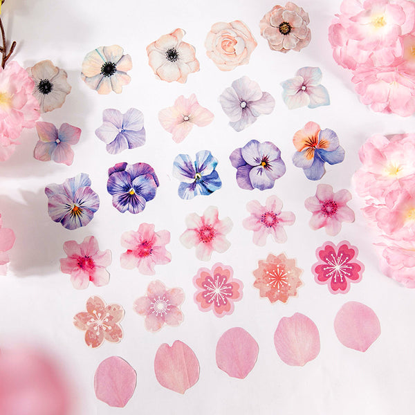 Floral Blossom Washi Sticker Roll