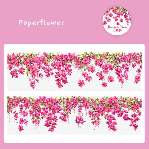 Floral Vines Clear Masking Tapes