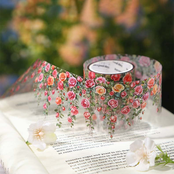 Floral Vines Clear Masking Tapes