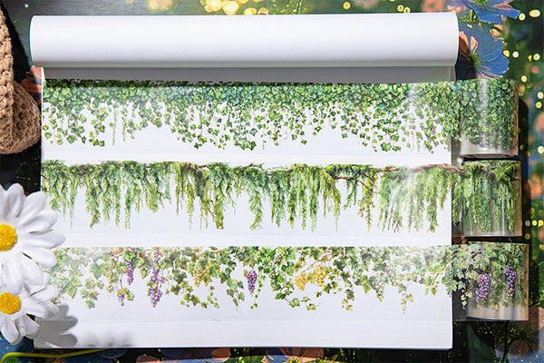 Floral Vines Clear Masking Tapes