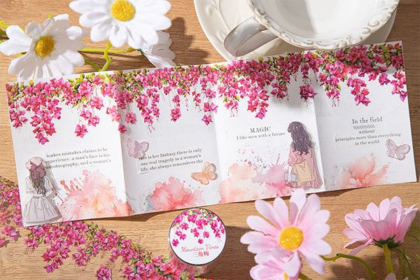 Floral Vines Clear Masking Tapes