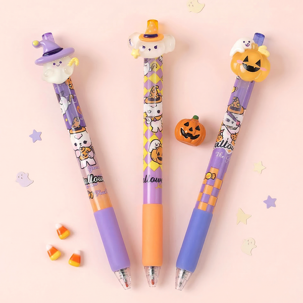 Fluorescent Halloween Gel Pens