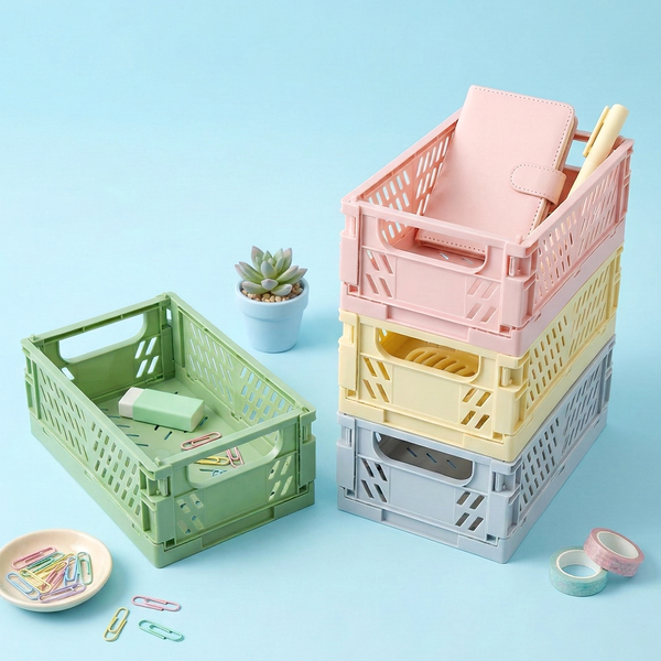 Mini Foldable Reece Box Foldable Storage Boxes | Kawaii Pen Shop