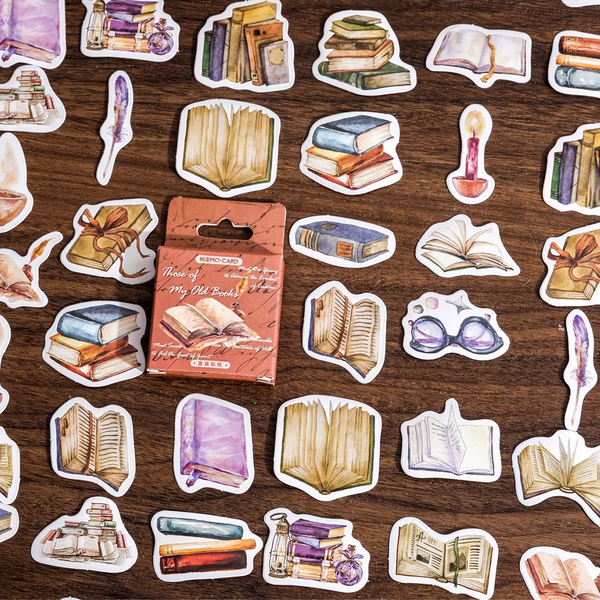For The Love Of Reading Paper Stickers