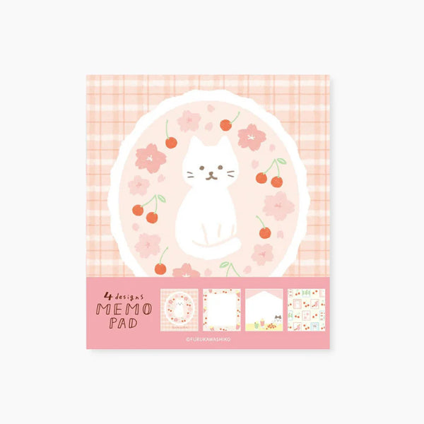 Furukawashiko 4 Designs Memo Pad - Limited Spring Edition